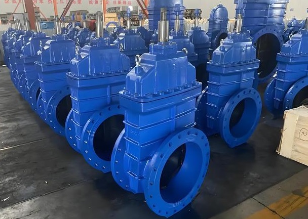 DIN 3352 F4 NRS gate valves.