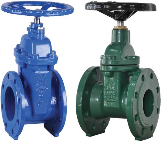 DIN 3352 F4 NRS gate valves.