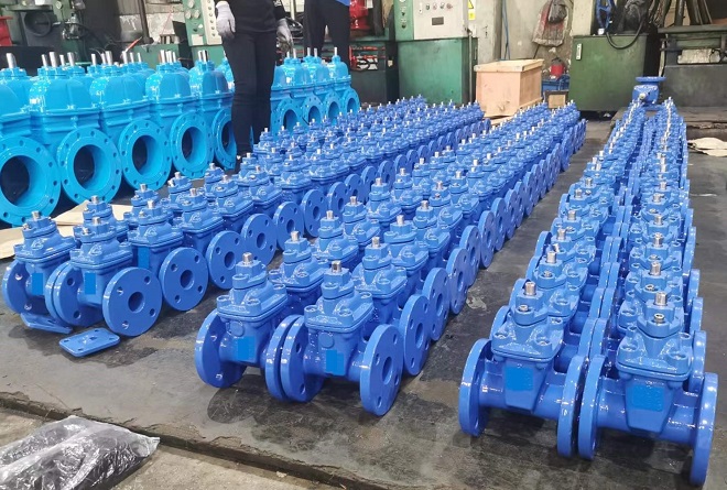 AWWA C515 NRS gate valves to Saudi NWC.