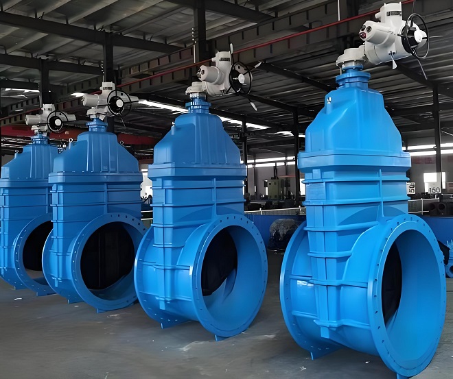 AWWA C515 electric actuated NRS gate valves.