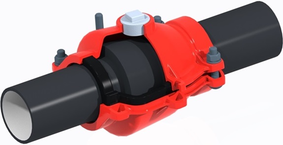 A bell joint repair clamp.