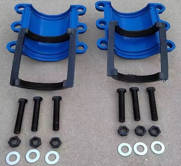 components of a d.i. repair clamp.