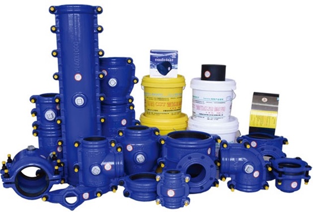 Various D.I. repair clamps.