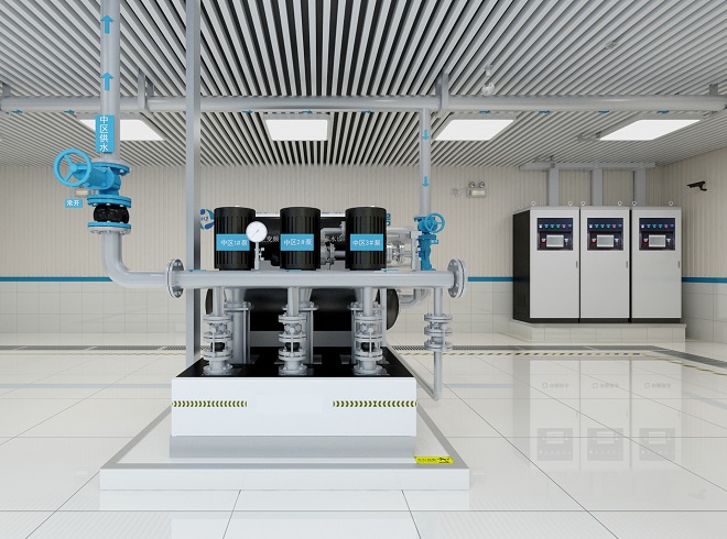 Intelligent standardized pump room.