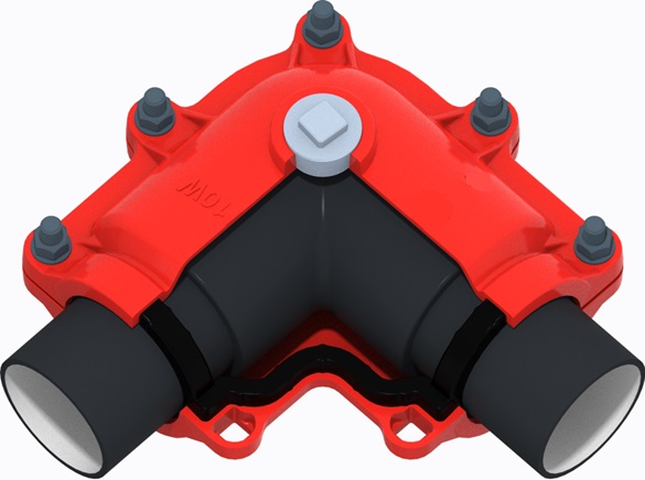 90° elbow repair clamp