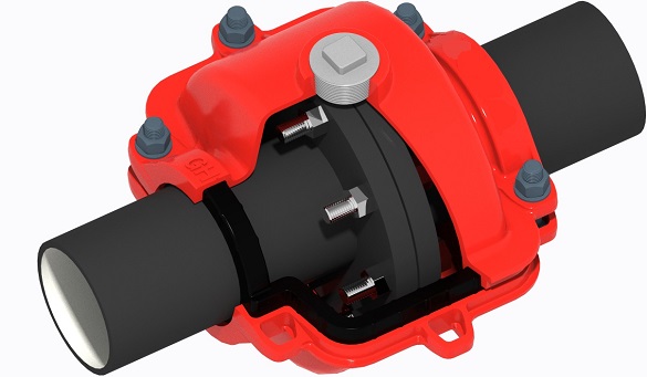 flanged joint repair clamp