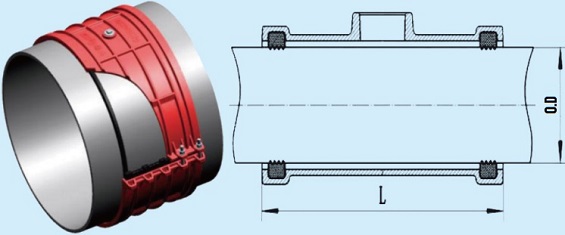 steel-pipe repair clamp