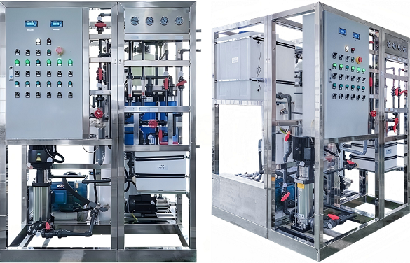 compact swro system for fishing ships, 10 tpd.