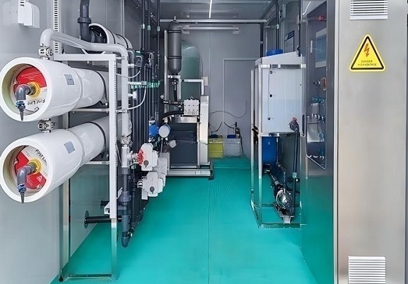 Containerized SWRO system, 75 CBM per day.