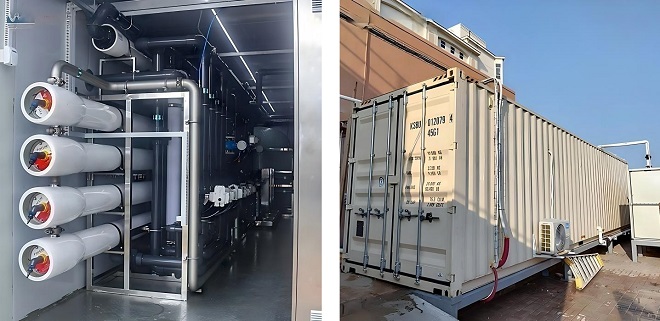 Mobile SWRO container 250 t/d.
