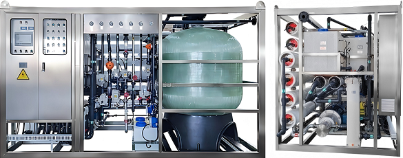 Modular skid-mounted swro.