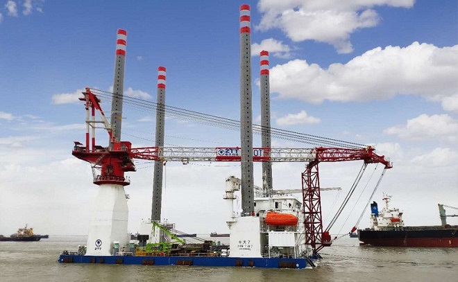 an offshore platform