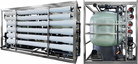 skid mounted swro for island resorts.