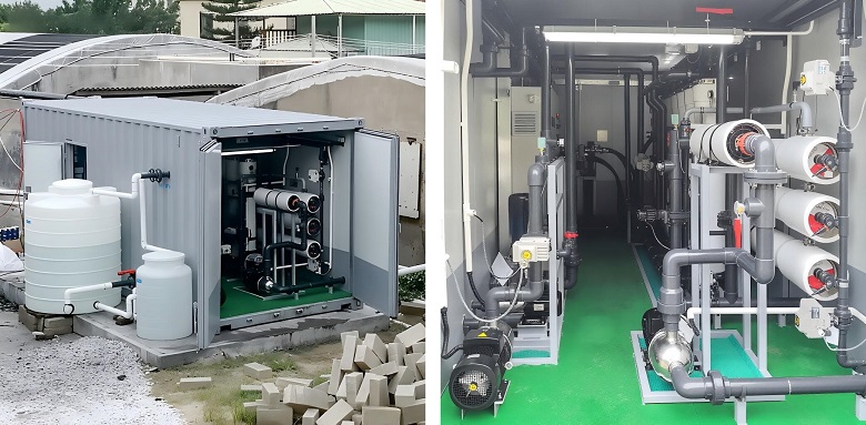 UF+RO desalination/ concentration system