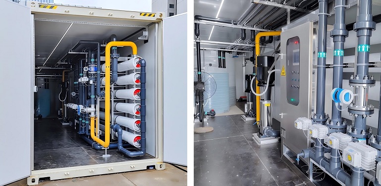 containerized 30 TPH RO desalination